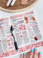 Kit 0234 - Hobonichi Cousin - Weekly Kit - September – Reader’s Escape - September - 1.3” Wide Columns