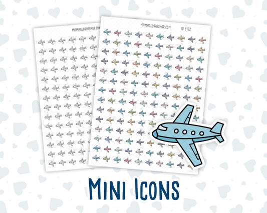 Air Plane - Travel - Doodle Icon Sticker