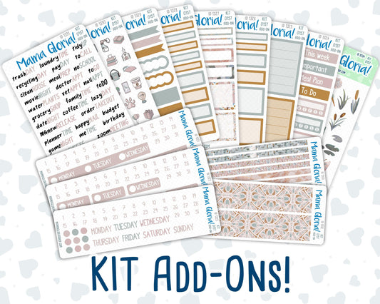 Kit 0157 Add Ons - Swan Lake - Planner Stickers - Kit 2024