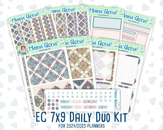 Kit 0172 - 7x9 Daily Duo - Mosaic - Planner