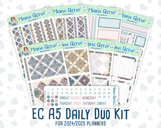 Kit 0172 - A5 Daily Duo - Mosaic - Planner