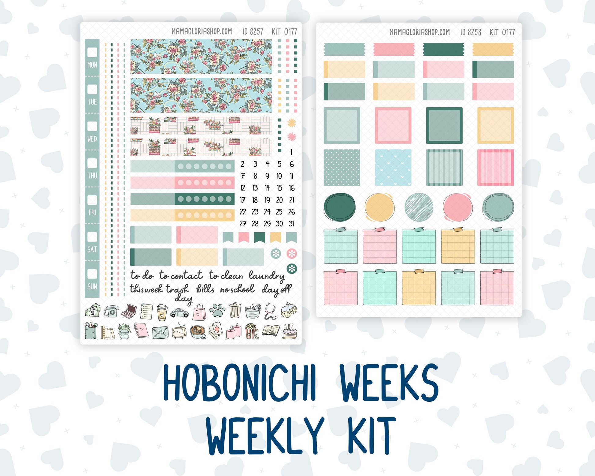 Kit 0177 Hobonichi Weeks – Weekly Kit - Books&Roses