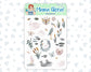 Kit 0157 - Clipart - Swan Lake - For Planners - Journals