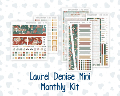 Kit 0191 Laurel Denise Mini Size – Monthly - Autumn Harvest - October- Fall