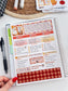 Kit 0233 - 7x9 - Vertical Priorities - Plum Paper - Weekly Kit - September - Cinnamon Days