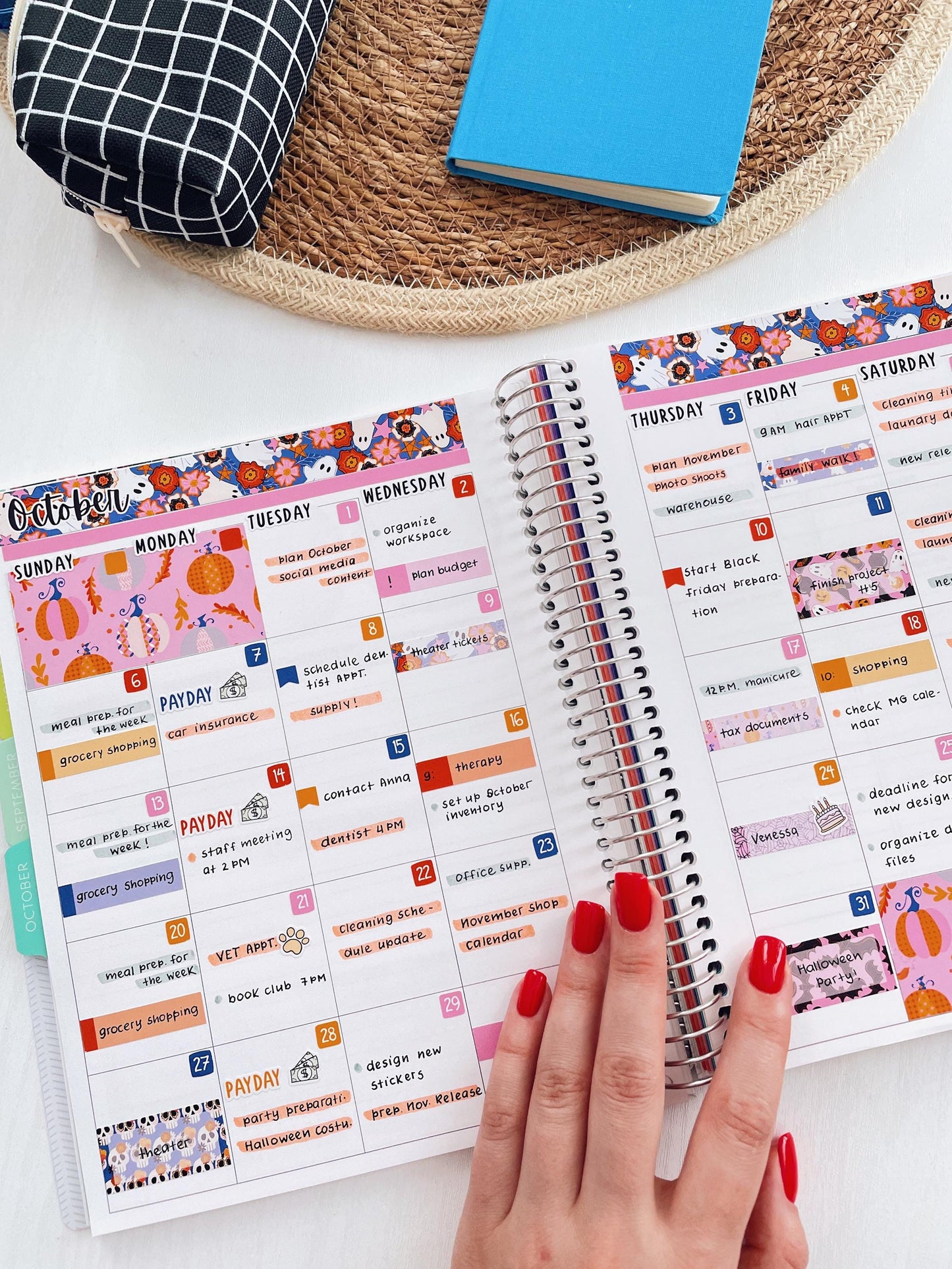 Kit 0248 - 8.5x11 - Plum Paper - Monthly Kit - January - Midnight Countdown