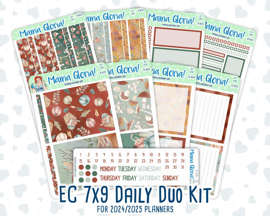 Kit 0191 - 7x9 Daily Duo - Autumn Harvest - October - Planner