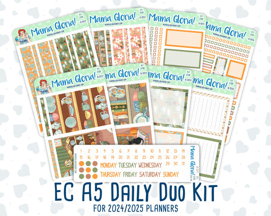 Kit 0188 - A5 Daily Duo - Cozy Nights - October - Planner