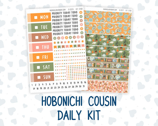 Kit 0188 Hobonichi Cousin – Daily Kit - Cozy Nights - October - Autumn - Fall