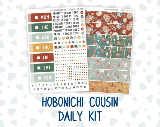 Kit 0191 Hobonichi Cousin – Daily Kit - Autumn Harvest - October - Autumn - Fall