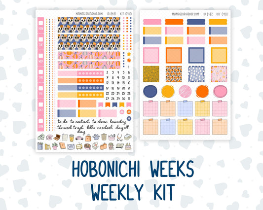 Kit 0190 Hobonichi Weeks – Weekly Kit - Halloween Spooktacular - October - Autumn - Fall