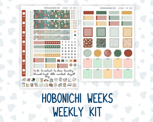 Kit 0191 Hobonichi Weeks – Weekly Kit - Autumn Harvest - October - Fall