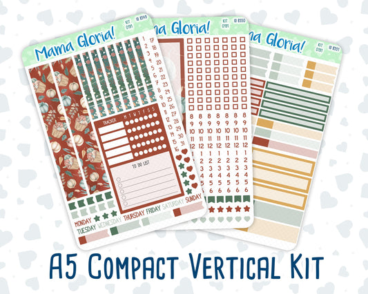 Kit 0191 - A5 Compact Vertical - Autumn Harvest - Weekly - October - Fall