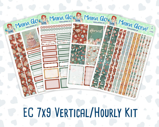 Kit 0191 - 7x9 - Autumn Harvest - October - Fall - Weekly Kit For Planners