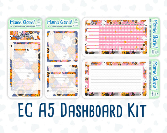 Kit 0190 - A5 - Halloween Spooktacular - October - Autumn- Notes Pages - Dashboard Kit - Productivity Page