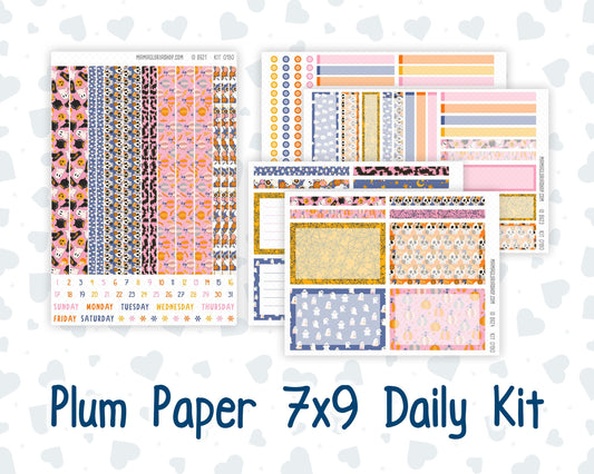 Kit 0190 7x9 Plum Paper Daily - Halloween Spooktacular - October - Fall - Autumn