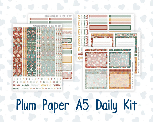 Kit 0191 A5 Plum Paper Daily - Autumn Harvest - October - Fall - Autumn - Planner