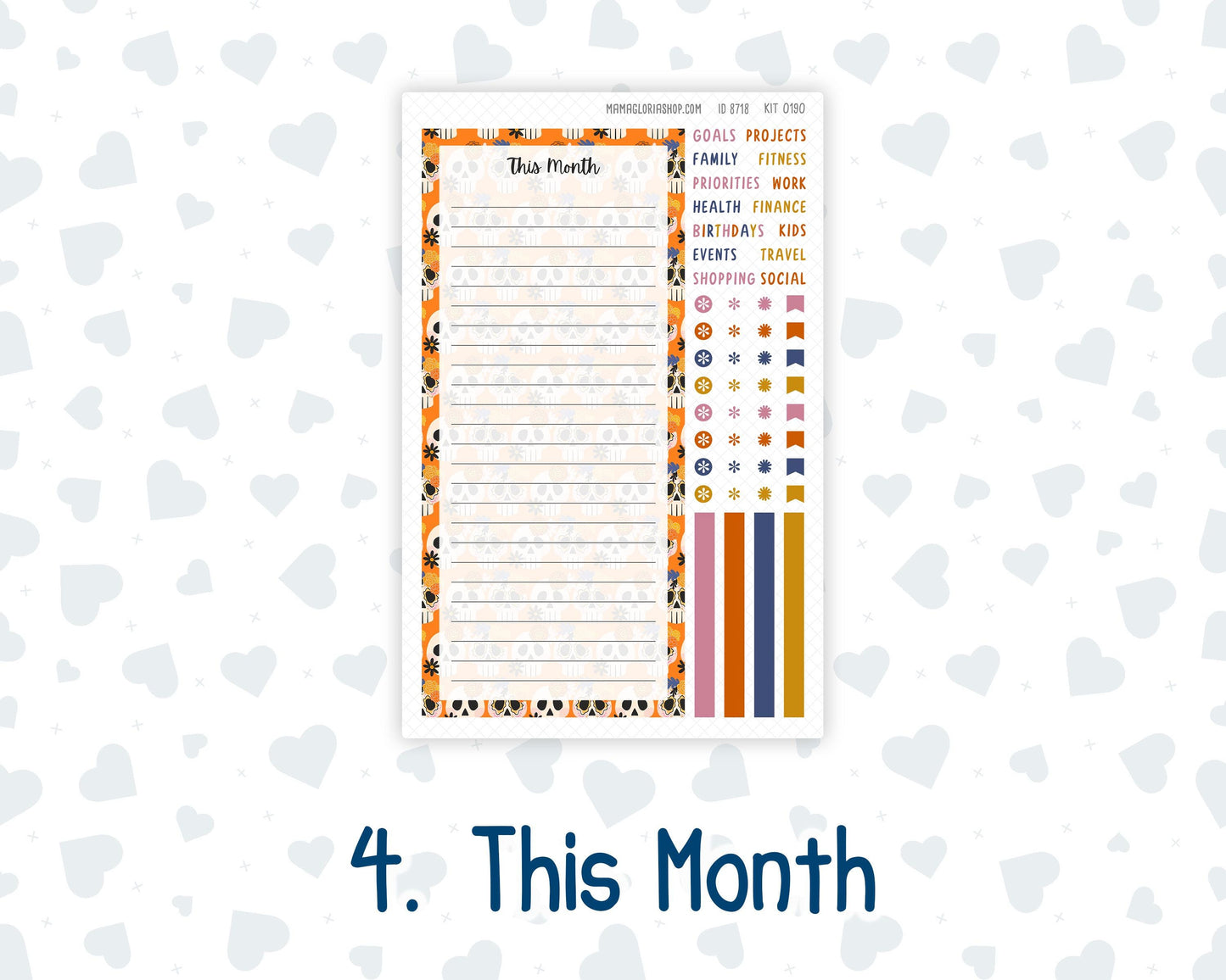 Kit 0190 Laurel Denise Standard Size – Monthly - Halloween Spooktacular - October - Fall