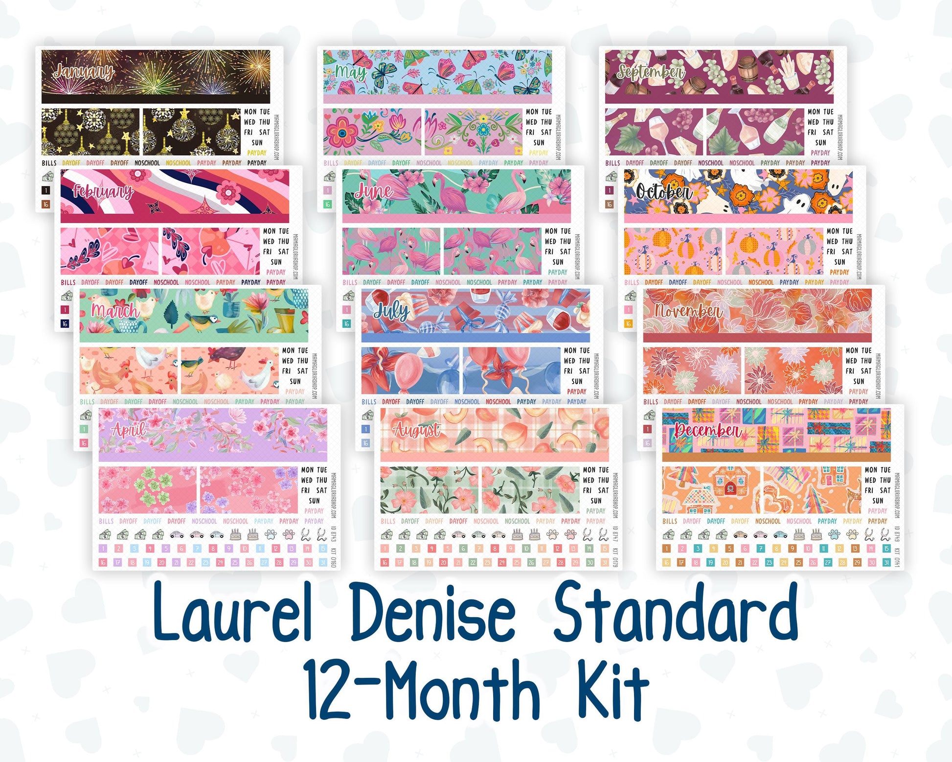 12-Month Kit- Laurel Denise Standard Size