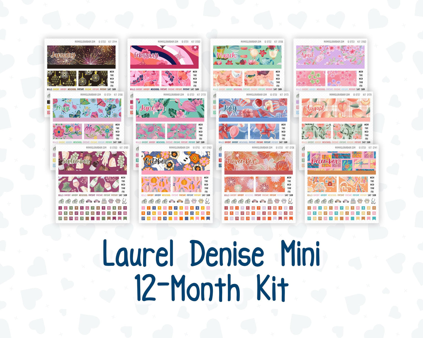 12-Month Kit- Laurel Denise Mini Size