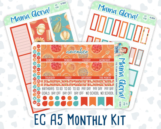 Kit 0192 -A5 -Monthly - Thanksgiving - November - Fall Kit