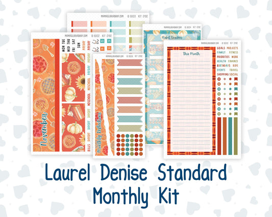 Kit 0192 Laurel Denise Standard Size – Monthly - Thanksgiving - November- Fall