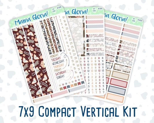 Kit 0194 - 7x9 Compact Vertical - Floral Dreams - November - Weekly