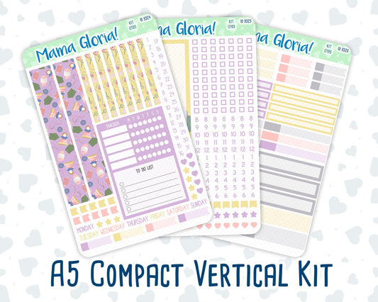 Kit 0195 - A5 Compact Vertical - Crafty Creations - Weekly - November- Fall