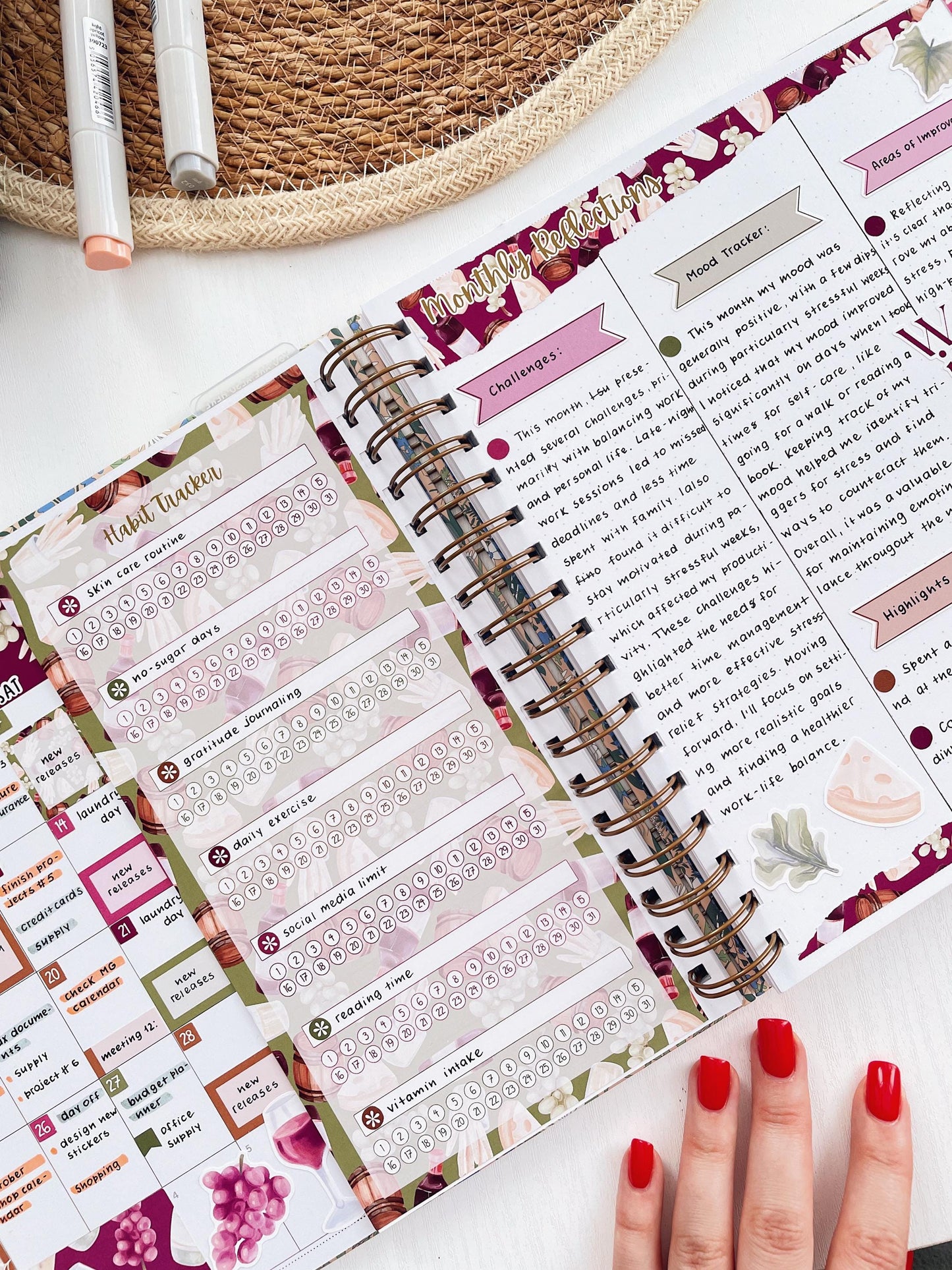 Kit 0257 - Laurel Denise Nancy/Anne Large - Monthly Kit - March - Blush Garden