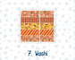 Kit 0189 Laurel Denise Mini Size – Weekly - Vertical Layout - Fall Backing - October - Fall