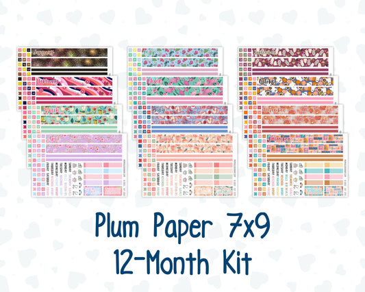 7x9 - 12-Month Kit - For Plum Paper Planner