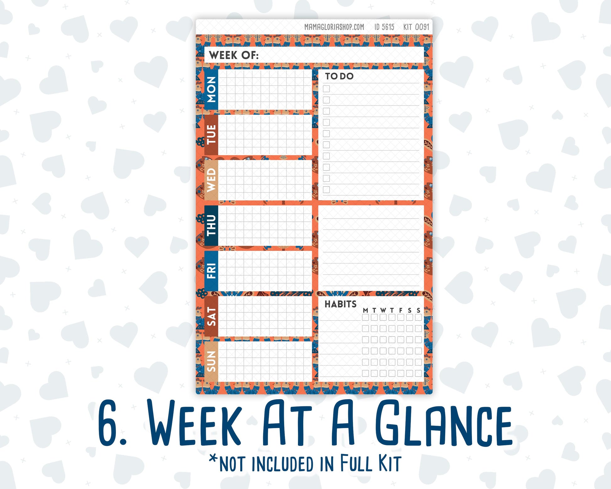 Kit 0091 - A5 Daily Duo - Nordic Autumn - Planner