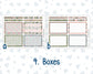 Kit 0152- 7x9 Plum Paper Daily - Froggy Reads - Planner