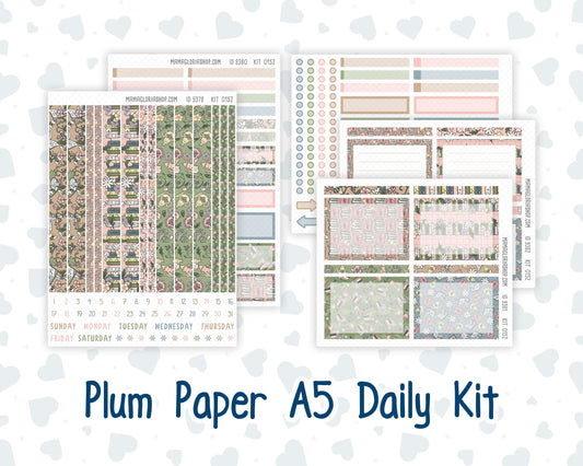 Kit 0152 A5 Plum Paper Daily - Froggy Reads - Planner