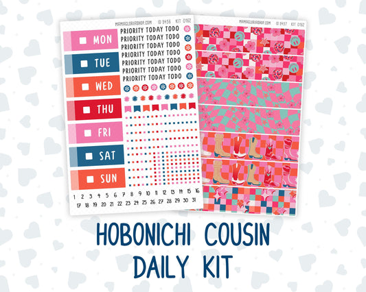 Kit 0162 Hobonichi Cousin – Daily Kit - Disco Cowgirl