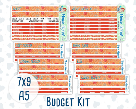 Kit 0192- Budget - Thanksgiving - For 7x9 & A5 Planners - Notebooks