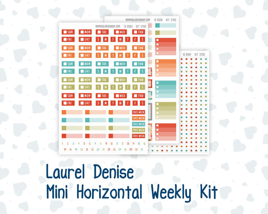 Kit 0192 Laurel Denise Mini Size – Weekly - Horizontal Layout - Thanksgiving - November - Fall