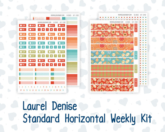 Kit 0192 Laurel Denise Standard Size – Weekly - Horizontal Layout -Thanksgiving - November - Fall