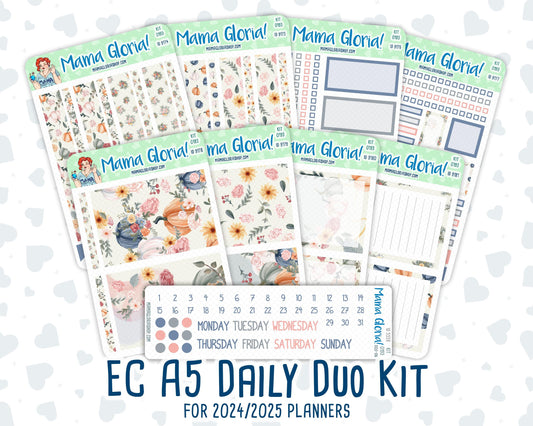 Kit 0193 - A5 Daily Duo - Harvest Blooms - November - Planner