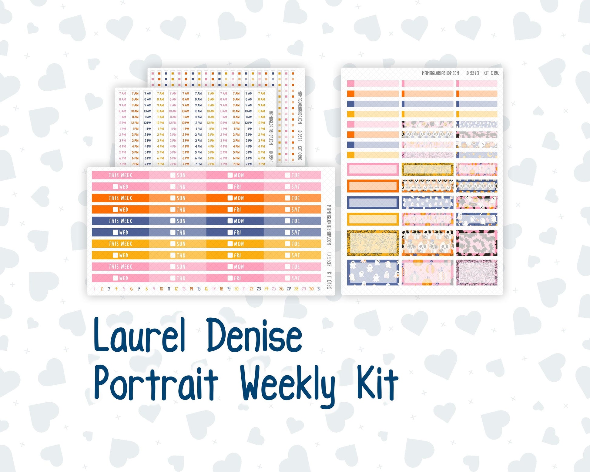 Kit 0190 Laurel Denise Portrait – Weekly- Halloween Spooktacular - October - Fall