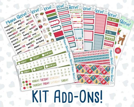 Kit 0197 Add Ons - Nutcracker Magic - December - Christmas - Planner Stickers - Kit 2024