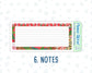 Kit 0197- 7x9 - Nutcracker Magic- December- Christmas - Notes Pages - Dashboard Kit - Productivity Page