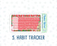 Kit 0197 - A5 - Nutcracker Magic - December - Christmas- Notes Pages - Dashboard Kit - Productivity Page