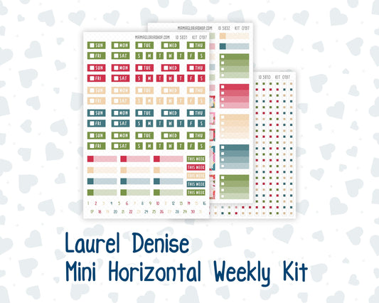 Kit 0197 Laurel Denise Mini Size – Weekly - Horizontal Layout - Nutcracker Magic - December- Christmas