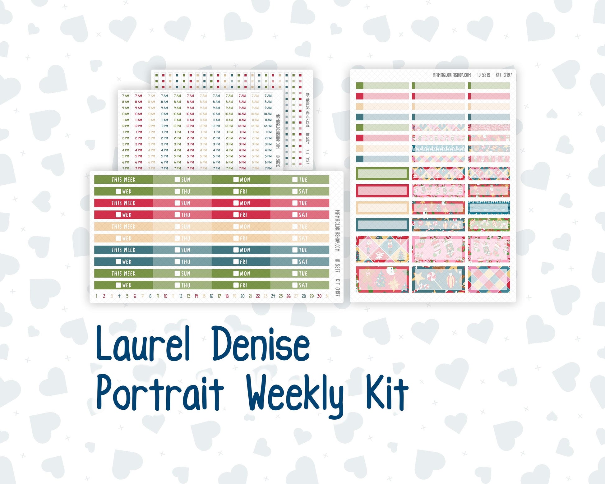 Kit 0197 Laurel Denise Portrait – Weekly- Nutcracker Magic - December - Christmas