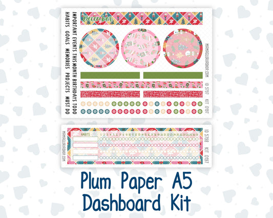 Kit 0197 Plum Paper A5– Dashboard - Nutcracker Magic - December - Christmas