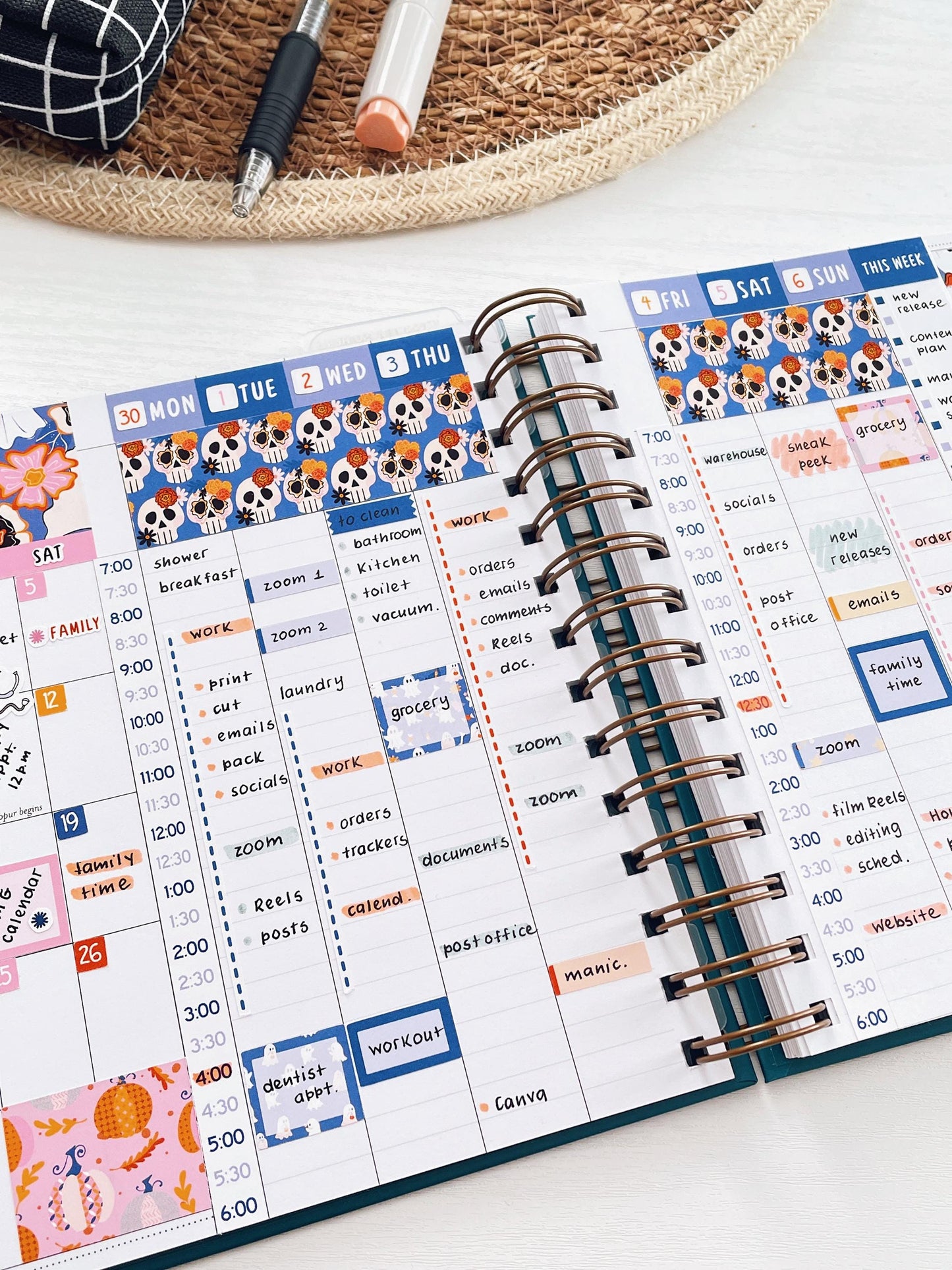 Kit 0251 - Laurel Denise The Anne Planner Small - Weekly Kit - January - Pine & Paws