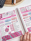 Kit 0259 - 7x9 - Vertical Priorities - Plum Paper - Weekly Kit - March - Spring Garden Chores