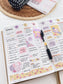 Kit 0262 - Journaling Kit - For Planners | Notebooks - April - Spring Puffs