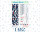 Kit 0198 - 7x9 Compact Vertical - Holiday Village - Weekly - December - Christmas